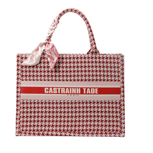 Chất lượng cao tùy chỉnh in logo xách tay của phụ nữ màu đen mua sắm <span class=keywords><strong>Tote</strong></span> Túi Dây Kéo Vải vải Bán buôn túi xách bãi biển - Product Image 3