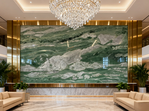 Pierre naturelle verte victorienne de luxe, pierre décorative d'intérieur haut de gamme, mur de fond / plan de travail / évier - Product Image 3