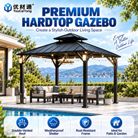 Pergola moderne à toit à persiennes motorisée en aluminium avec éclairage LED pour villa, terrasse, complexe hôtelier et espaces de loisirs extérieurs