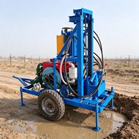 Foreuse rotative industrielle à moteur diesel pour puits d'eau, petite foreuse de puits pour l'irrigation agricole