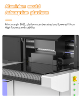 Máquina de Impresión UV Plana 9025 para iPhone, Android, Smartphone, Impresora Personalizada de Carcasas 3D para Teléfonos Móviles con 8 Cabezales de Impresión