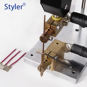 Macchina automatica di vendita calda della saldatura a punti delle cellule di litio di stampa della pasta della saldatura 18650