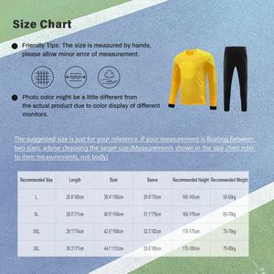 <b>Men</b> Custom <b>T</b> <b>Shirt</b> Sports Wear Unisex Training Football Goalkeeper Outfit Jersey Top With Pants Sets Soccer Team Workout Running - Product Image 6