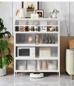 Armadio Metallico Multifunzionale Zhongxing <span class=keywords><strong>a</strong></span> 5 Ripiani Regolabili, Design Moderno Antipolvere, per <span class=keywords><strong>Cucina</strong></span> e Casa, Prodotto <span class=keywords><strong>a</strong></span> Henan - Product Image 2