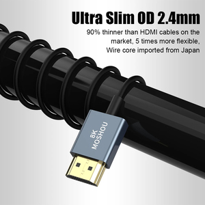 <span class=keywords><strong>Micro</strong></span> <span class=keywords><strong>HDMI</strong></span> flexible ultrafino a <span class=keywords><strong>HDMI</strong></span> 8K @ 60Hz 4K @ 120Hz <span class=keywords><strong>HDMI</strong></span> 2,1 <span class=keywords><strong>cable</strong></span> para Gimbal GoPro Hero 7 estabilizador de cámara portátil - Product Image 4