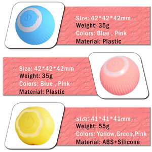 Juguete para Perros con Bola Rodante Automática por Gravedad, Juguete Interactivo Eléctrico Inteligente, Clásico de Dibujos Animados, Recargable, de Silicona, para Entrenamiento de Mascotas - Product Image 4