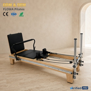 FLOWA Restoration Studio Pilates Reformer Full Track 84kg Low Impact T Board para Programas de Centros de Bienestar - Product Image 1