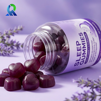 Gummies Premium pour le Sommeil à base de L-Théanine et d'Extrait de Camomille – Beauté Naturelle Nocturne pour Adultes – Certifié HALAL – 60 Gummies par Emballage