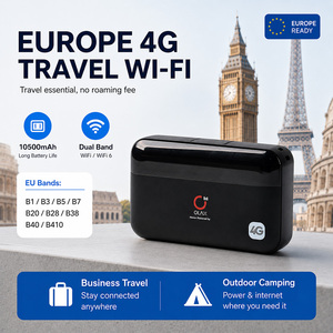 OLAX M100 10000mAh Power Bank sans fil et <span class=keywords><strong>routeur</strong></span> Wi-Fi mobile avec écran LED, câble USB-C, <span class=keywords><strong>routeur</strong></span> <span class=keywords><strong>double</strong></span> bande pour téléphones et MiFis d'extérieur - Product Image 4