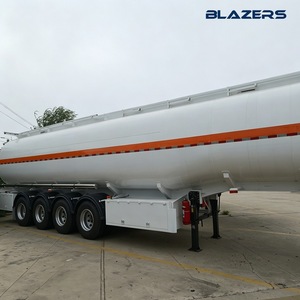 Semirremolque cisterna de combustible de 4 ejes y 54 CBM para depósito aduanero costero de Mozambique, transporte de gasóleo a granel entre ciudades y larga distancia JOST Leg - Product Image 5