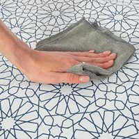 Nappe européenne pour Table pliante, arrière en flanelle de vinyle, avec bord élastique, pour noël, fête, étanche