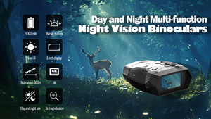Gafas digitales de visión nocturna, binoculares para adultos, caza, pantalla TFT de 3 pulgadas, Zoom Digital 8X en la oscuridad con tarjeta TF de 32G - Product Image 2