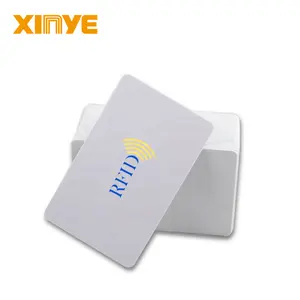 HF 13.56MHz RFID PVC כרטיס F08 ריק לבן להדפסה כרטיס עבור בקרת גישה