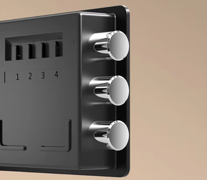 Coffre-fort d'hôtel intelligent-Coffre-fort compact résistant au feu | Stockage de <span class=keywords><strong>bijoux</strong></span>/pistolets-Mot de passe de clé et option biométrique (personnalisable) - Product Image 4