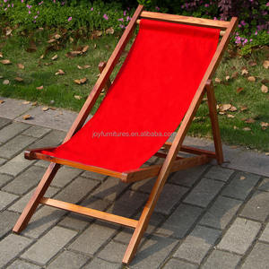 Silla de Playa Plegable de Madera de una Sola Plaza - Product Image 3