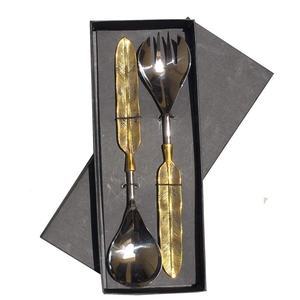 Best Selling Copper Coated <b>Kitchen</b> <b>Utensils</b> <b>Stainless</b> <b>Steel</b> Set Best Selling Unique Flatware Modern Handle - Product Image 1