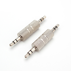 <span class=keywords><strong>Convertisseur</strong></span> <span class=keywords><strong>audio</strong></span> auxiliaire OEM 3 pôles 3.5mm mâle à mâle Appareil numérique femelle à dent bleue Prise mâle pour voiture - Product Image 4