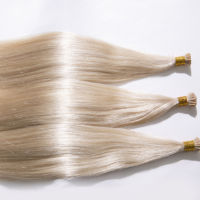 Extensions de cheveux humains de qualité salon premium, type I Tip, double épaisseur, cuticules alignées, extensions de cheveux type K Tip pour cheveux courts et fins
