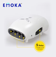EMOKA EMK-001C Chinesischer Hersteller Maßgefertigter Kabelloser Elektrischer Handmassager mit Zeitsteuerung, Kompression, Wärme und Luftdruck