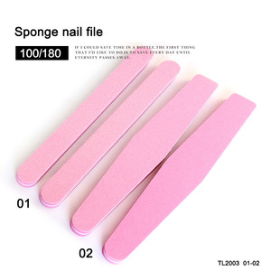 Limas <span class=keywords><strong>de</strong></span> <span class=keywords><strong>Uñas</strong></span> Lavables al por Mayor OEM, Grano 80, Forma Cuadrada, Color Rosa, Herramientas <span class=keywords><strong>de</strong></span> Manicura - Product Image 3