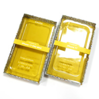 Boîte d'emballage en papier de luxe personnalisée de haute qualité, boîte pour étui de téléphone portable, boîte pour étui de téléphone, emballage en plastique
