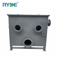 Moteur de filtre à tambour rotatif avec boîte de vitesses, en acier inoxydable SS304, garantie 1 an, pour filtration des boues municipales, haute productivité 140-675m³/h
