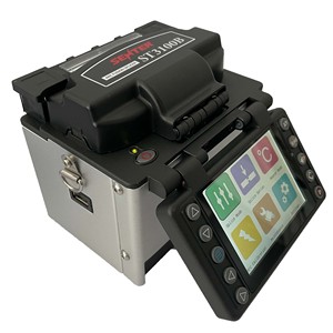 Máquina de empalme de fibra óptica FTTH ST3100B de tamaño mini con 4 motores y alineación de cladding - Product Image 2