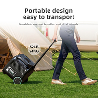 Générateur Solaire d'Urgence Plug & Play LiFePO4 MPPT 2048Wh 3200W Haute Capacité Station Portable Compatibilité Voiture Onde Sinusoïdale Pure