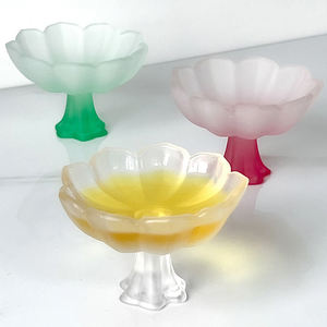Tazze da Tè in Vetro con Design a Fiore di Loto, Colore Trasparente, per Tè del Pomeriggio, Latte, Succhi di Frutta e Altre Bevande - Product Image 2