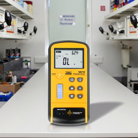Digital Thermocouple Calibrator V&A VA710 Measures 8 Types Thermocouples High Accuracy Dual 5-Digit LCD Display Yellow CE OEM