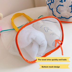 custom fashion pvc plastic handbag shoulder beach bags clear transparent pvc tote bag - Product Image 2