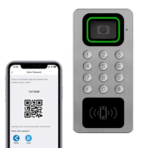 Lecteur de code QR mot de passe IP66 lecteur de carte IC NFC APP contrôleur d'accès de porte de code QR dynamique à distance