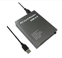 Pembaca Kartu Memori Flash Disk Adaptor USB 2.0 ke PC ATA PCMCIA