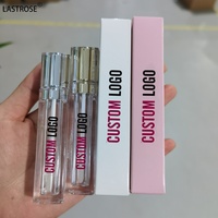 Nouveau design Bling Bling Lip Gloss Container Wand Tubes Private Label Liquid Lipstick Rhinestone Lipgloss Tube