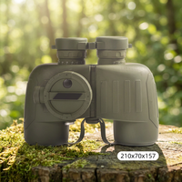 Binoculares de Camuflaje de Alta Definición 7x50, Telescopio Personalizado de Fábrica para Pesca en Alta Mar, Fotografía de Aves Silvestres y Camping