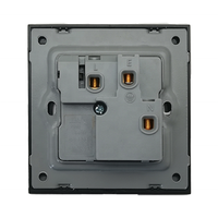 VNX BS Standard deux gangs 2Way 10A interrupteur argent brosse Meteor Rain série interrupteur mural électrique