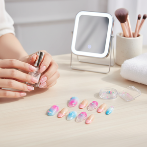 Lunga bara premere sulle unghie riutilizzabili unghie finte disegni personalizzati disponibili - Product Image 5