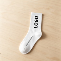 Chaussettes personnalisées avec logo, chaussettes unisexes à cordon côtelé, chaussettes décontractées personnalisées pour hommes et femmes, vente en gros OEM ODM