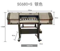 Mesin Cetak Kaos Otomatis Penuh SC680+S DTF Printer dengan 2 Head XP600, Tinta Solvent & Pigment (4pass 20sqm/jam)