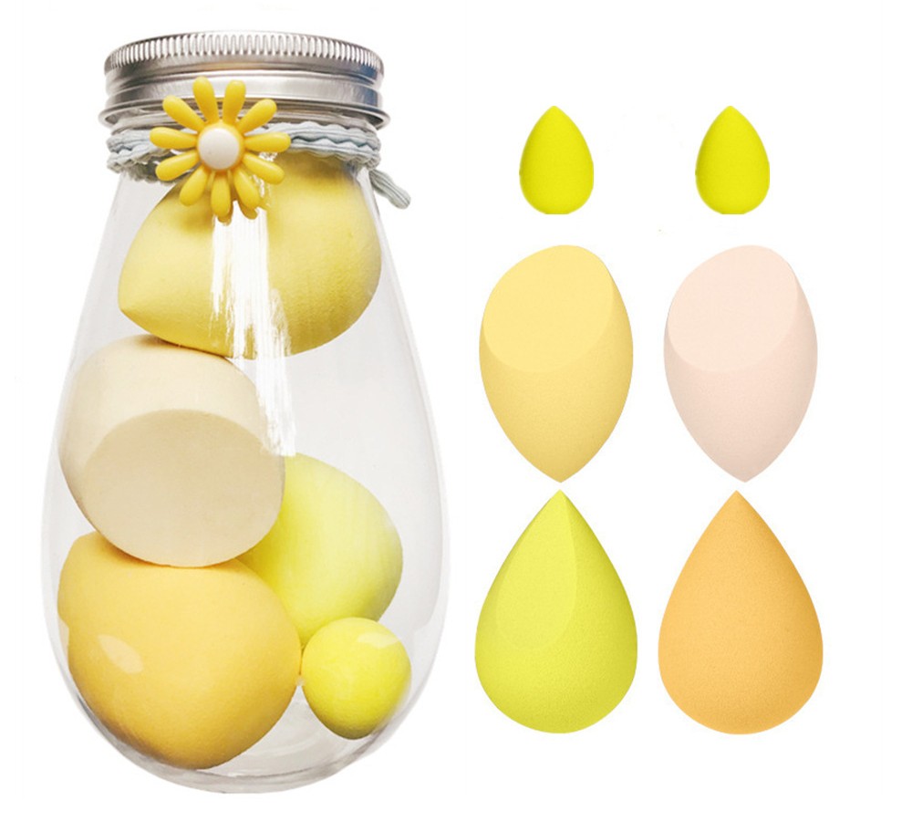 Série jaune mangue-4 grande bouteille à capuchon argenté avec 2 petites têtes de corde