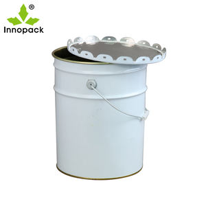 Venta directa del fabricante Logotipo personalizado Impreso 18L Cubo de lata de metal con cubos y barriles de bloqueo de anillo - Product Image 6