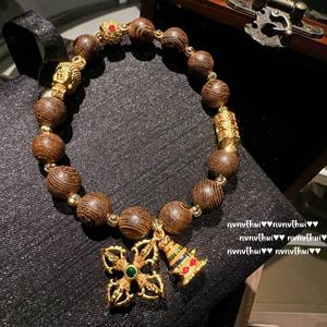 กำไลทองแปดชิ้นแบบดั้งเดิมลายดอกไม้แบบทุบสำหรับสร้อยข้อมือสไตล์จีนใหม่กำไลแกะสลัก<span class=keywords><strong>มงคล</strong></span> - Product Image 3