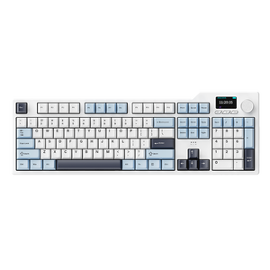 Ajazz ak35i V3 Max RGB không dây USB màu xanh trắng chơi game Bàn phím hot swappable cơ khí Thiết bị chuyển mạch Ba chế độ bàn phím - Product Image 5