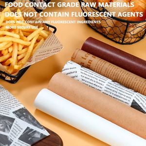 Papel de Envolver Personalizado con Recubrimiento de PE de Grado Alimenticio, Papel para Envolver Pan, Galletas, Hamburguesas y Sándwiches, Venta al por Mayor - Product Image 3