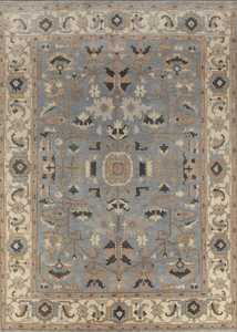 พรมขนสัตว์ตุรกีขนาด5x8ฟุตงานแฮนด์เมดพรมปูพื้นสีฟ้าย้อมสีผักปรับแต่งได้ขนาดได้สำหรับสวดมนต์ออกกำลังกายที่บ้าน - Product Image 3