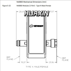 Módulo de Calibración Electrónica (ECal) Keysight N4690D, 18 GHz, Tipo N, 50 Ohm, 2 Puertos - Product Image 2