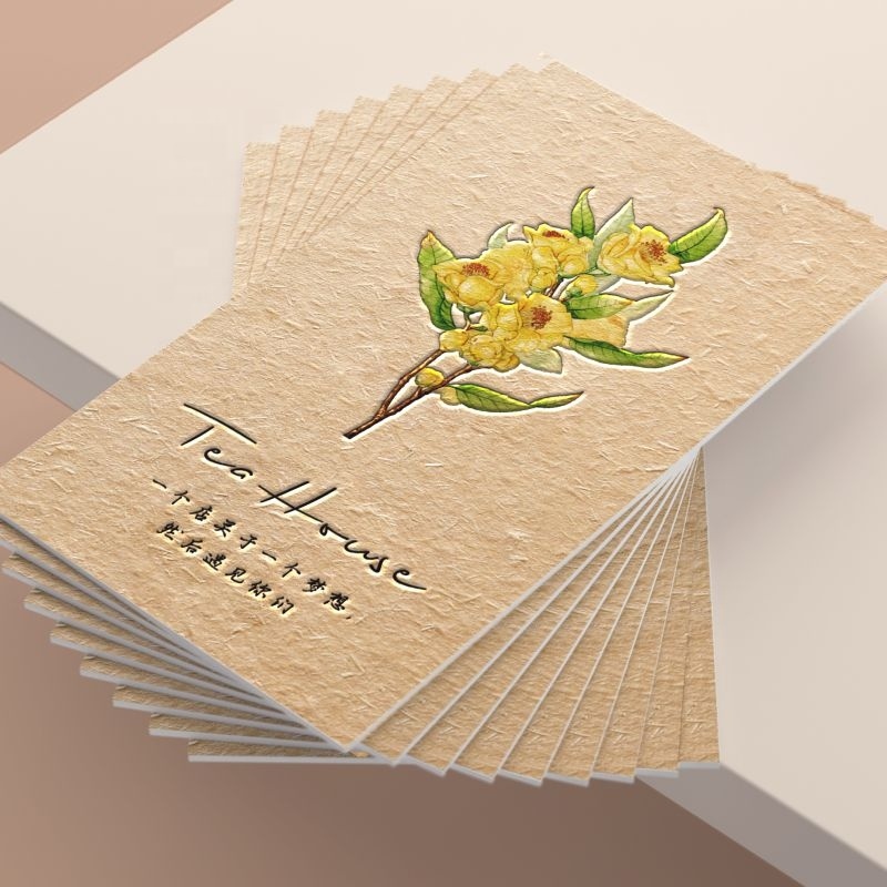 Личная Высококачественная сделанная на заказ визитная карточка с тиснением Вогнутый выпуклый Цвет Бесплатная доставка