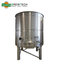 Cuves de fermentation de vin en acier inoxydable personnalisées avec réservoir sous pression, capacités de 1500L à 5000L