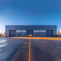Kit de construcción de estructura de acero prediseñado de fábrica Fácil de montar Taller prefabricado Hangar Cobertizo Almacén Estructuras de acero Hall