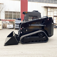 Offre Spéciale chargeuse diesel de direction de dérapage du moteur Cummins TS65 avec le seau de grappin de lame de mulcher de voie